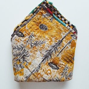 Cotton kantha swaddle blankets